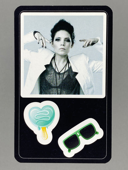 2011 Delhaize Nelly Furtado Star & Tunes Sticker (Belgium) (Music)