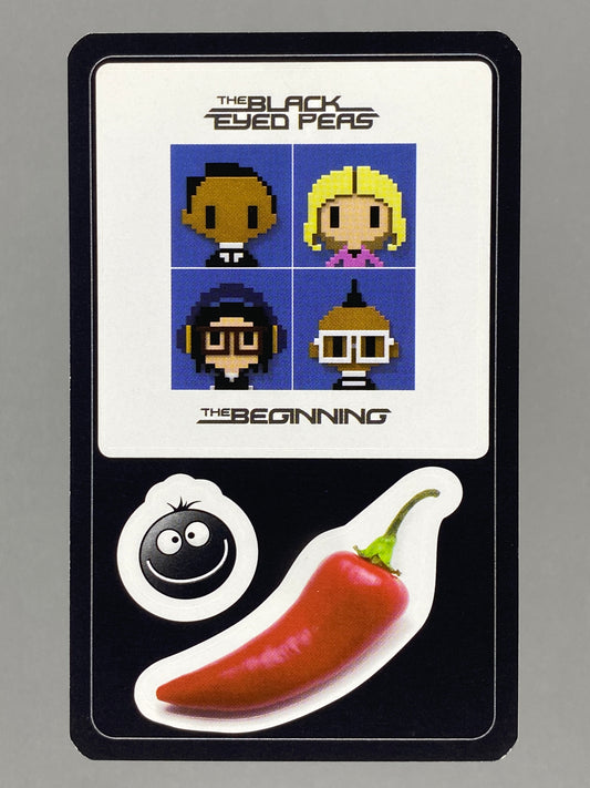 2011 Delhaize Black Eyed Peas Star & Tunes Sticker (Belgium) (Music)