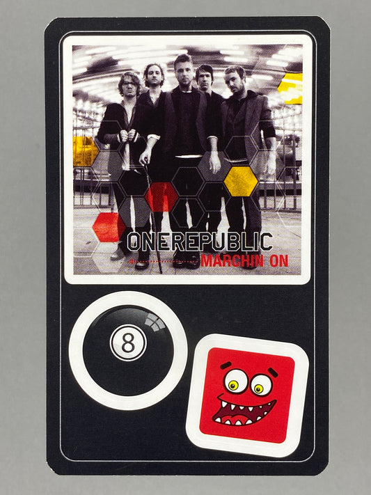 2011 Delhaize One Republic Marchin On Star & Tunes Sticker (Belgium) (Music)