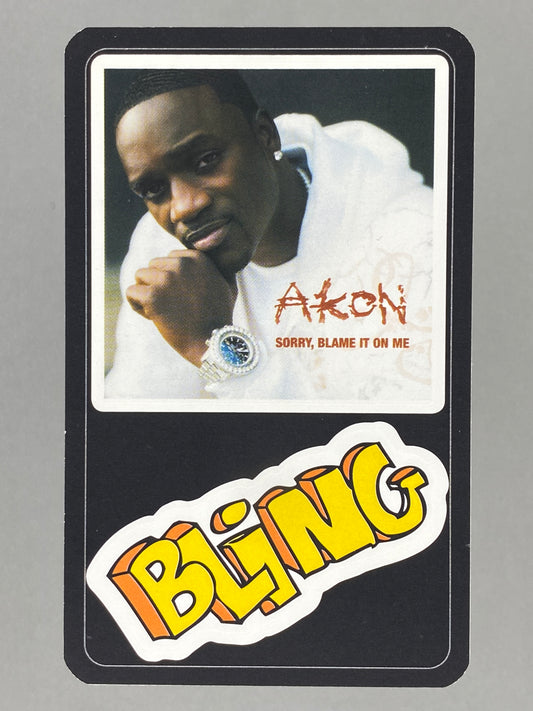 2011 Delhaize Akon Star & Tunes Sticker (Belgium) (Music)