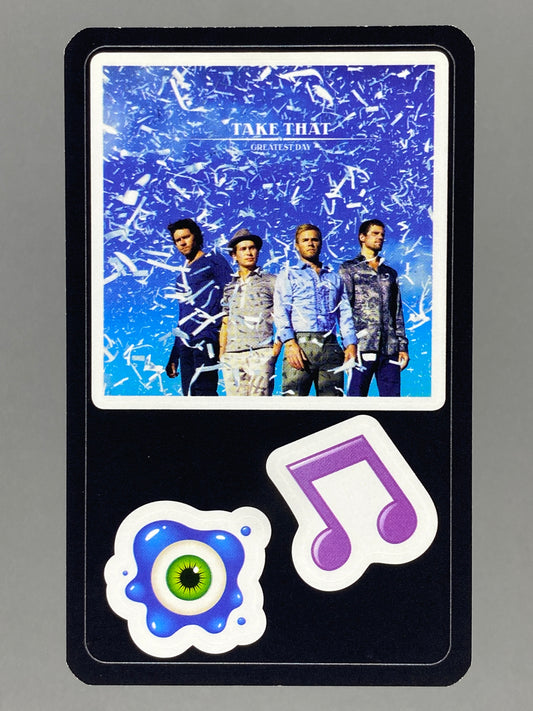 2011 Delhaize Take That Star & Tunes Sticker (Belgium) (Music)