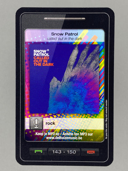 2011 Delhaize #143 Snow Patrol Star & Tunes (Belgium) (Music)