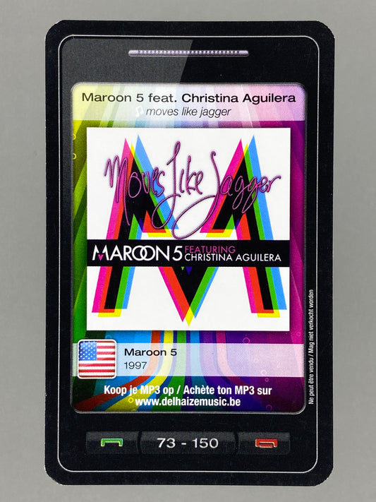 2011 Delhaize #73 Maroon 5 Star & Tunes (Belgium) (Music)
