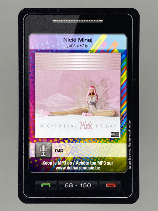 2011 Delhaize #68 Nicki Minaj Star & Tunes (Belgium) (Music)