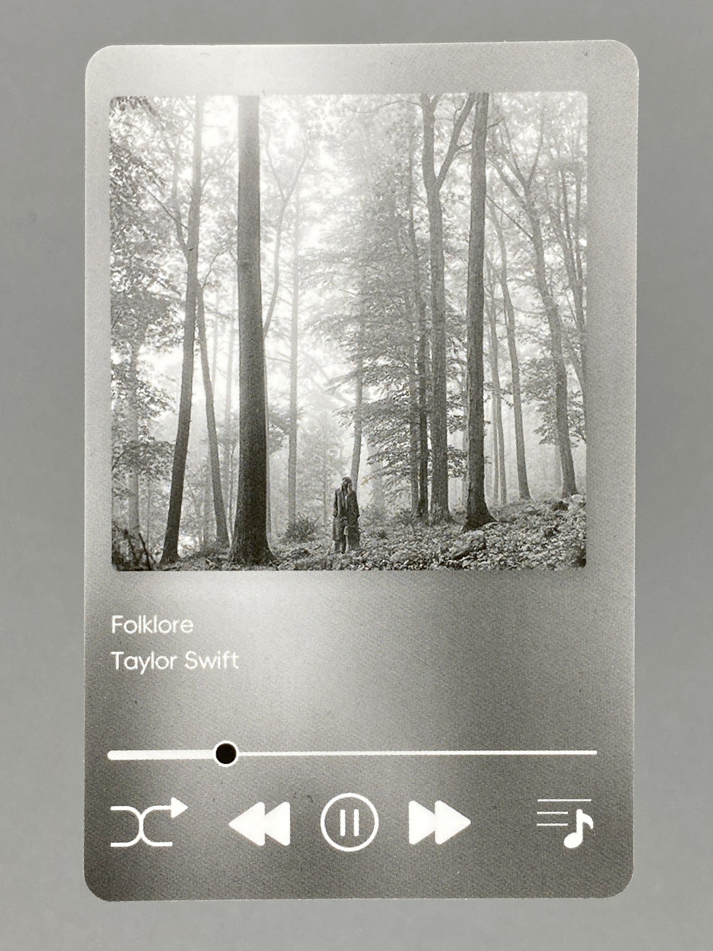 2024 UMG China Taylor Swift Folklore Promo Card (Music)