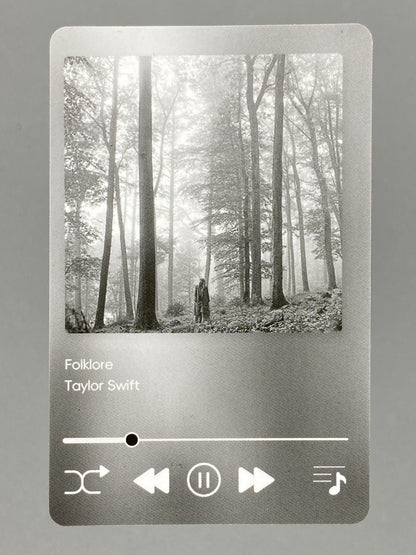 2024 UMG China Taylor Swift Folklore Promo Card (Music)