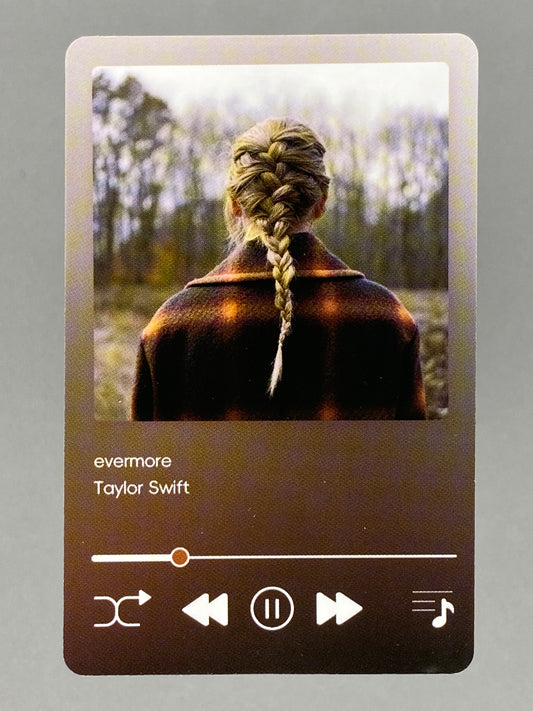 2024 UMG China Taylor Swift Evermore Promo Card (Music)