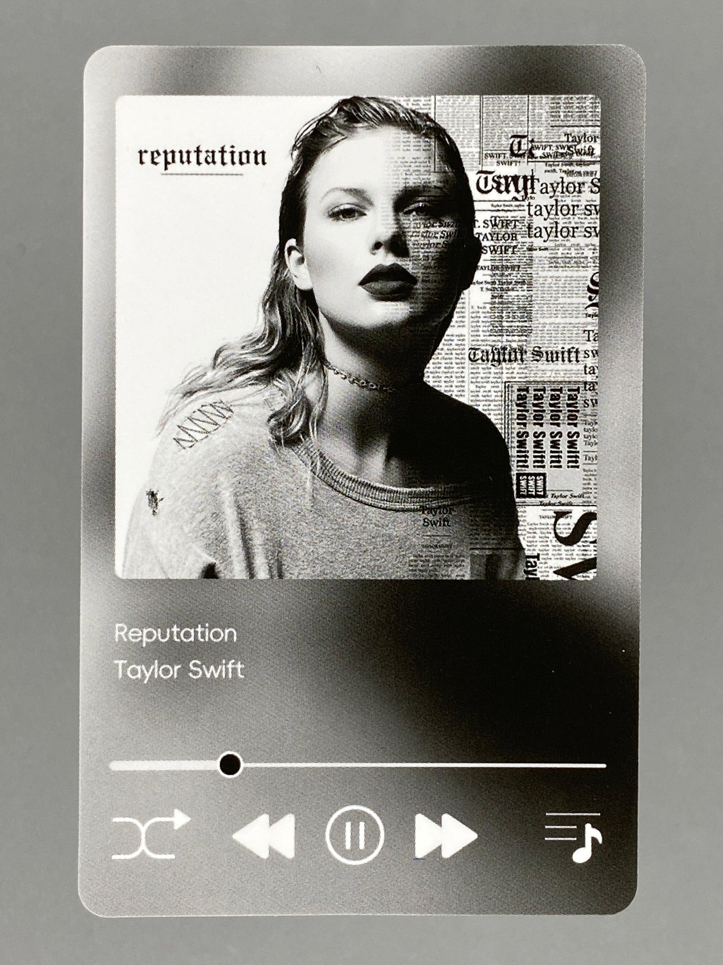 2024 UMG China Taylor Swift Reputation Promo Card (Music)