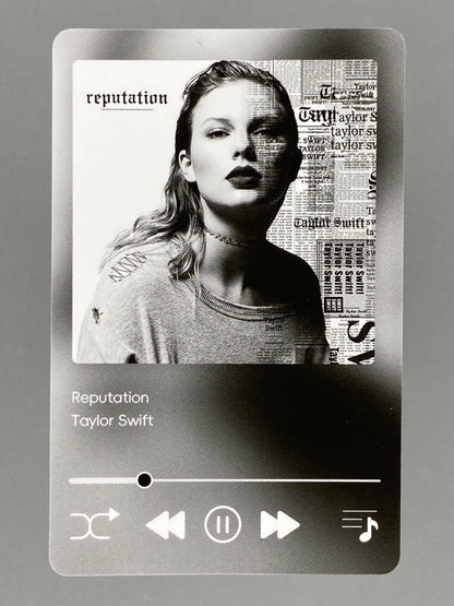 2024 UMG China Taylor Swift Reputation Promo Card (Music)