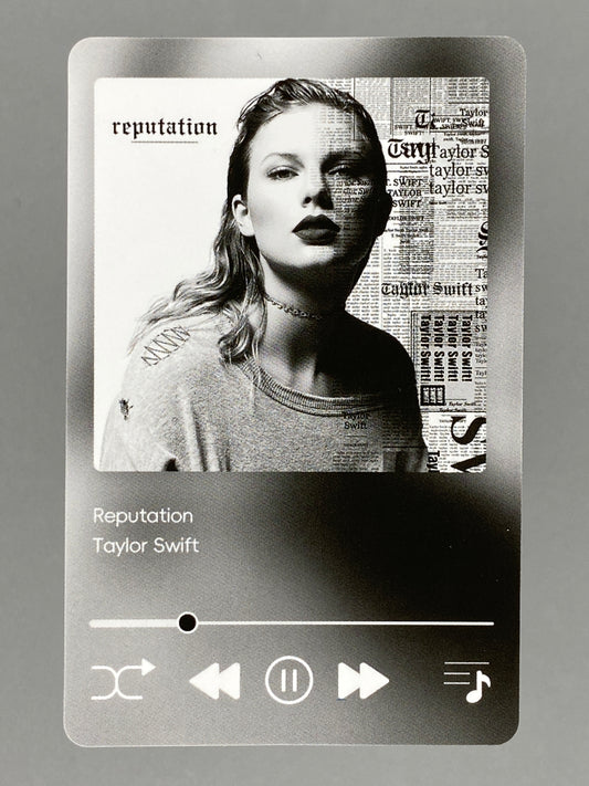 2024 UMG China Taylor Swift Reputation Promo Card (Music)