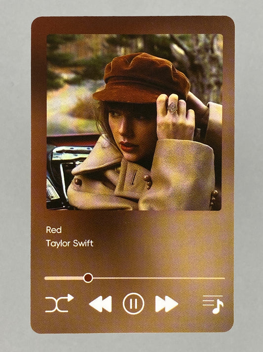 2024 UMG China Taylor Swift Red Promo Card (Music)