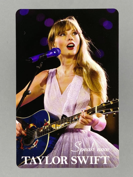 2024 UMG China Taylor Swift Speak Now Promo Card (Music)