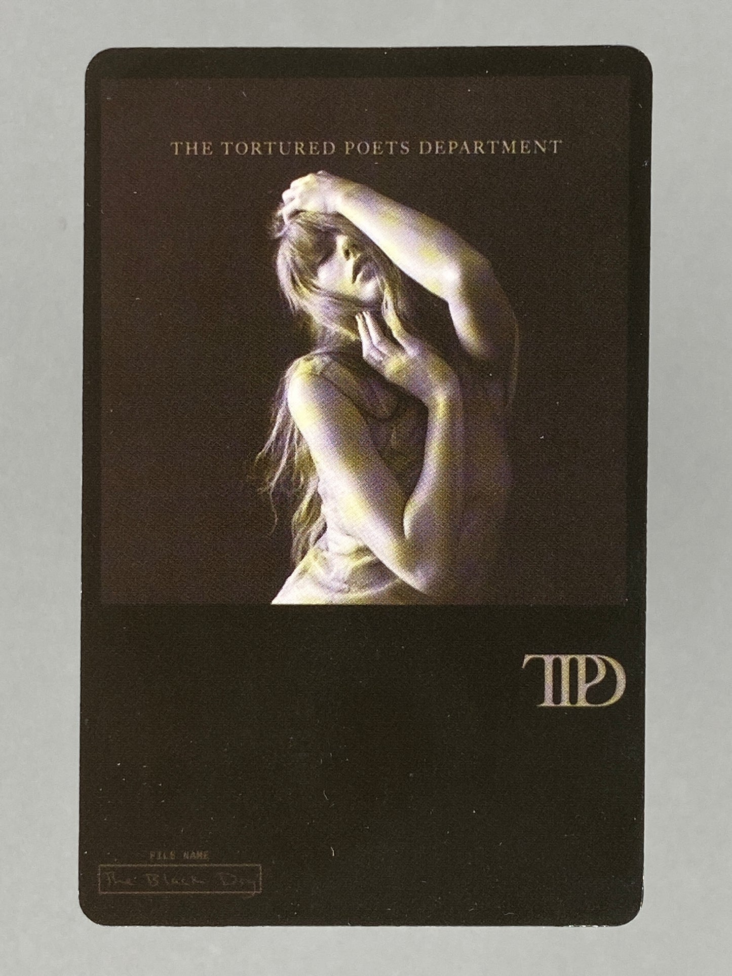 2024 UMG China Taylor Swift TTPD Promo Card (Music)
