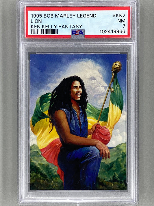 1995 Bob Marley Legend #KK2 Lion Ken Kelly Fantasy PSA 7 Pop 2 (Music)