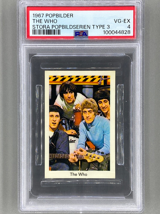 1967 Popbilder The Who Stora Popbildserien Type 3 PSA 4 Pop 6 (Music)