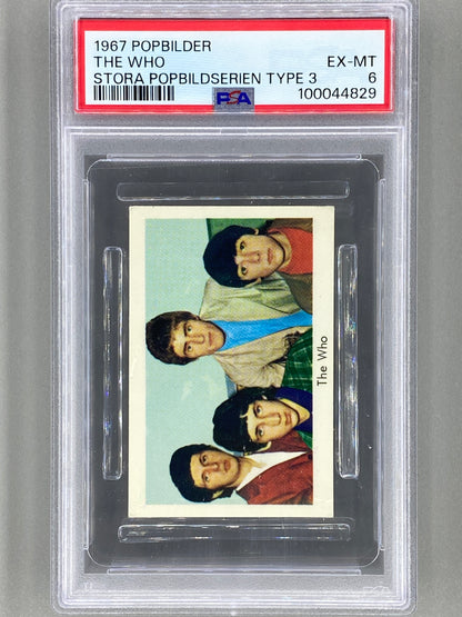 1967 Popbilder The Who Stora Popbildserien Type 3 PSA 6 Pop 3 (Music)