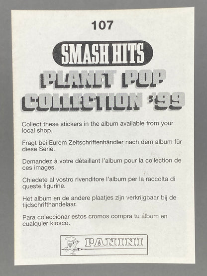 1999 Panini #107 Puff Daddy P. Diddy Smash Hits Planet Pop Sticker (Italy) (Music)