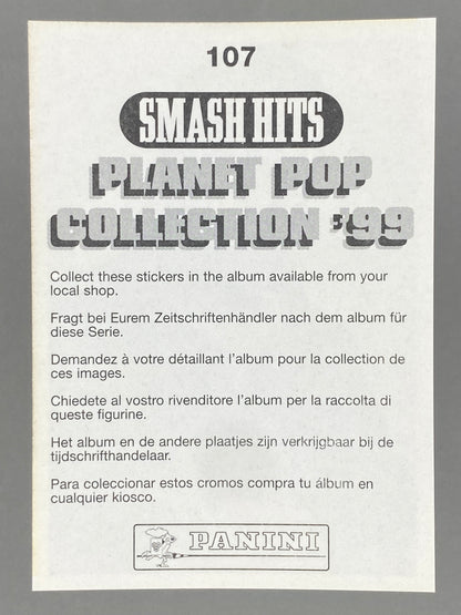 1999 Panini #107 Puff Daddy P. Diddy Smash Hits Planet Pop Sticker (Italy) (Music)