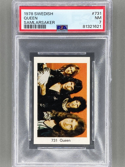 1978 Swedish #731 Queen Samlarsaker PSA 7 Pop 2 (Music)