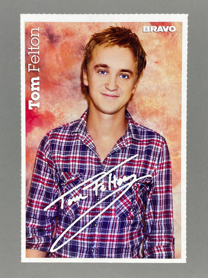 2011 Bravo Nr. 8 Lady Gaga / Tom Felton Autograph Card (Poland) (Music)