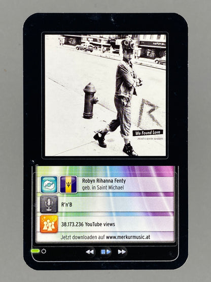 2012 Merkur Rihanna Star & Tunes Sticker (Austria) (Music)