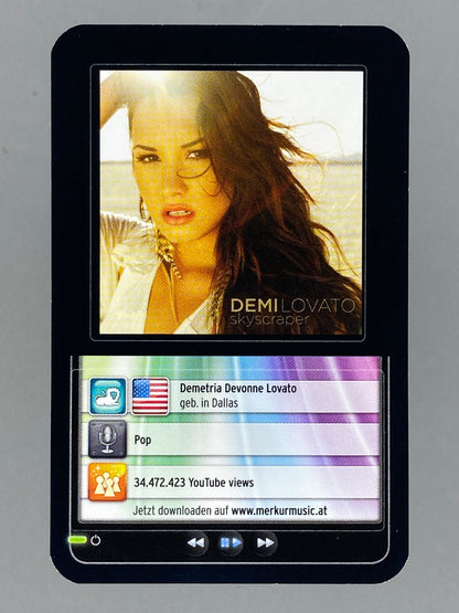 2012 Merkur Demi Lovato Star & Tunes Sticker (Austria) (Music)