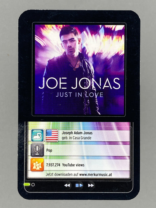 2012 Merkur Joe Jonas Star & Tunes Sticker (Austria) (Music)