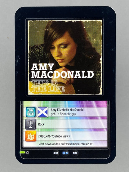 2012 Merkur Amy Macdonald Star & Tunes Sticker (Austria) (Music)