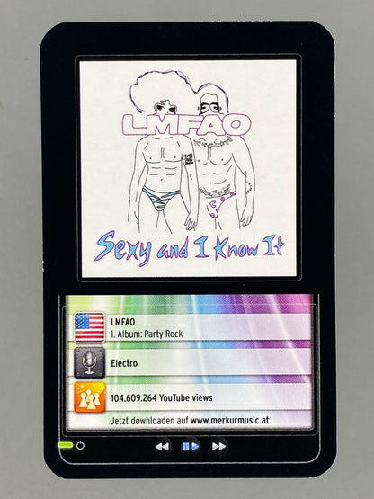 2012 Merkur LMFAO Star & Tunes Sticker (Austria) (Music)