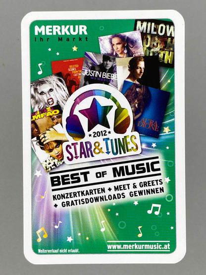 2012 Merkur #65/74 Black Eyed Peas Star & Tunes Autograph Card (Austria) (Music)