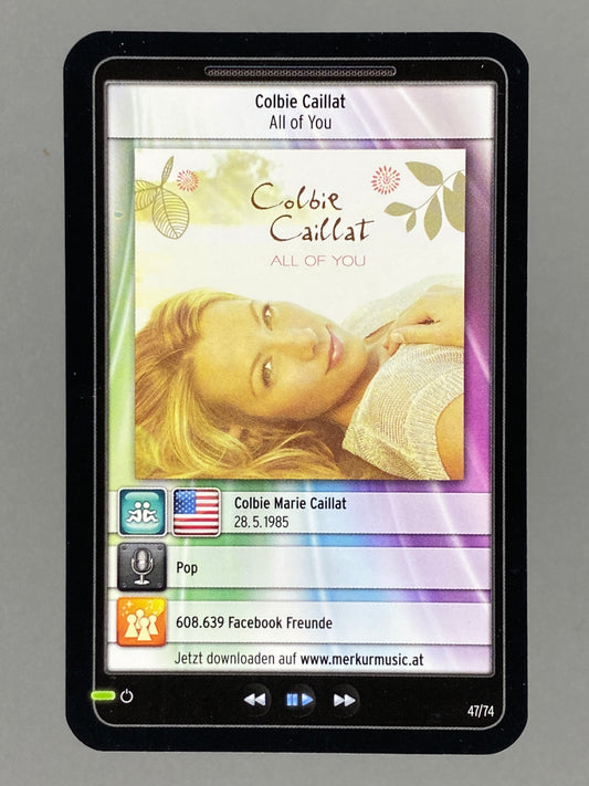 2012 Merkur #47/74 Colbie Callat Star & Tunes (Austria) (Music)