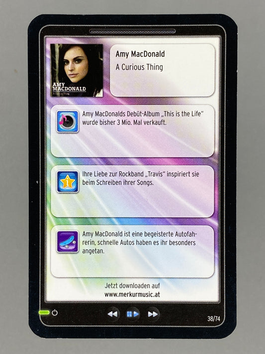 2012 Merkur #38/74 Amy Macdonald Star & Tunes (Austria) (Music)