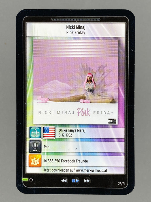 2012 Merkur #23/74 Nicki Minaj Star & Tunes (Austria) (Music)
