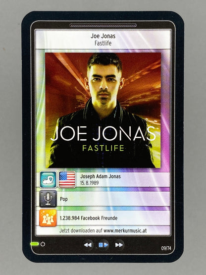 2012 Merkur #09/74 Joe Jonas Star & Tunes (Austria) (Music)