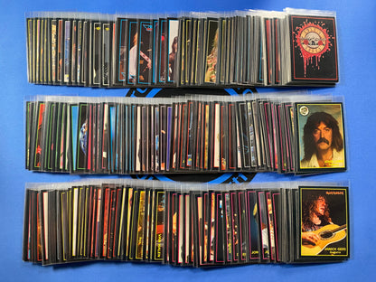 1994 Ultra Figus International Rock Cards Complete 200 Card Set (Argentina) (Music)