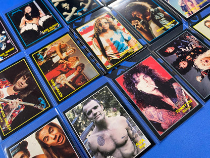 1994 Ultra Figus International Rock Cards Complete 200 Card Set (Argentina) (Music)