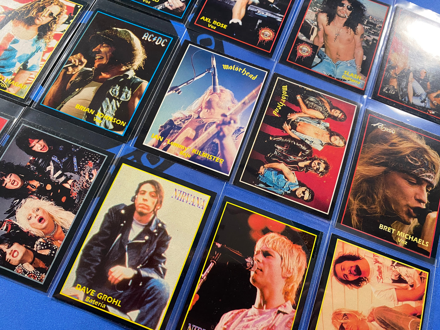 1994 Ultra Figus International Rock Cards Complete 200 Card Set (Argentina) (Music)