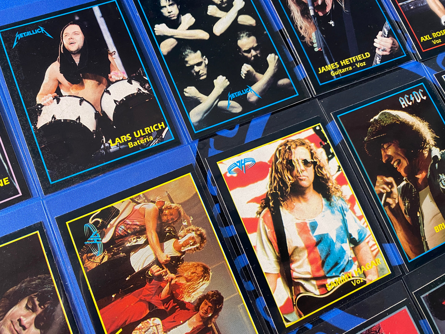 1994 Ultra Figus International Rock Cards Complete 200 Card Set (Argentina) (Music)