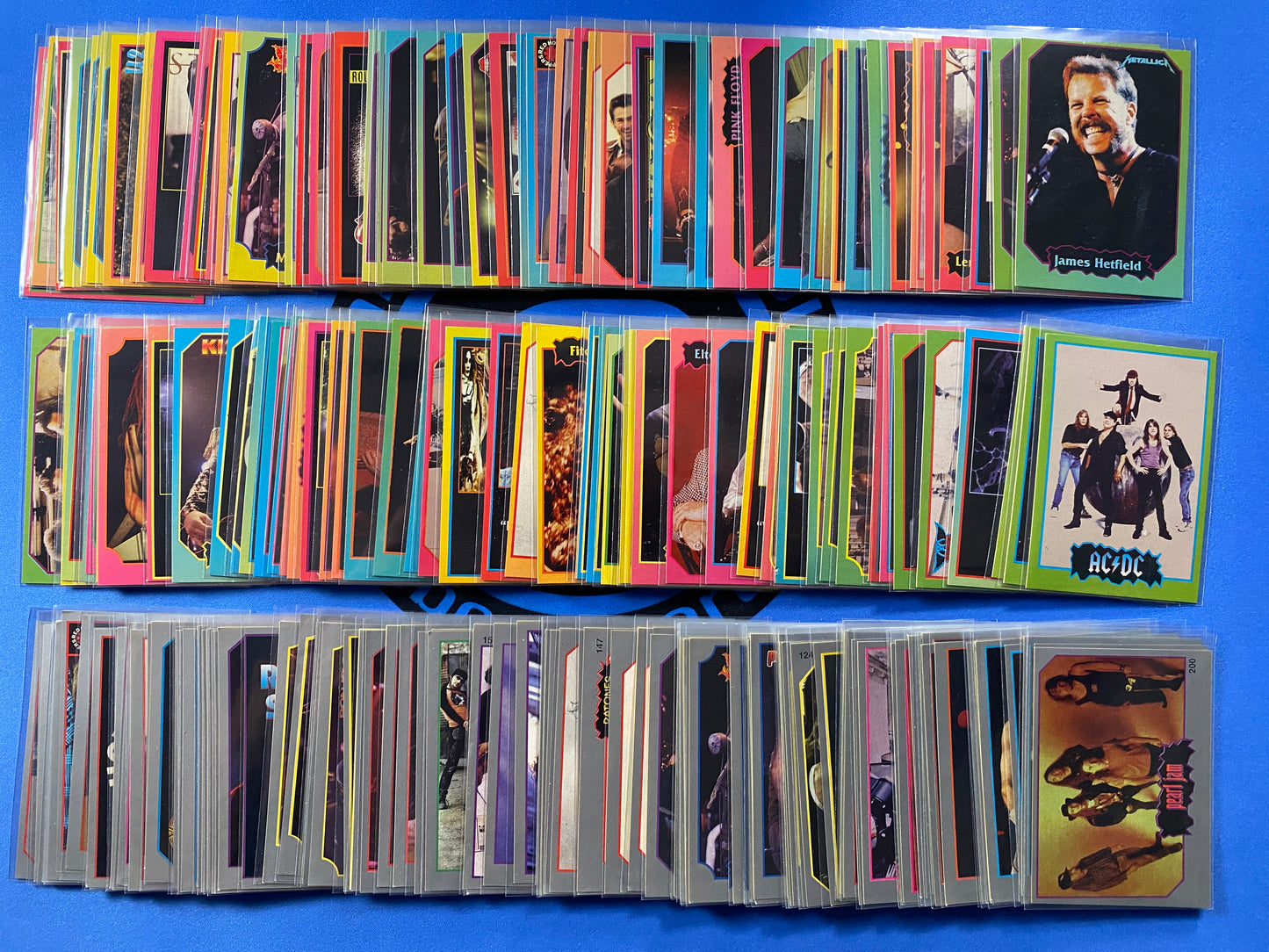 1997 Ultra Figus Rock Complete 200 Card/Sticker Nacional E Intl Set (Music)