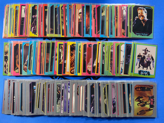 1997 Ultra Figus Rock Complete 200 Card/Sticker Nacional E Intl Set (Music)