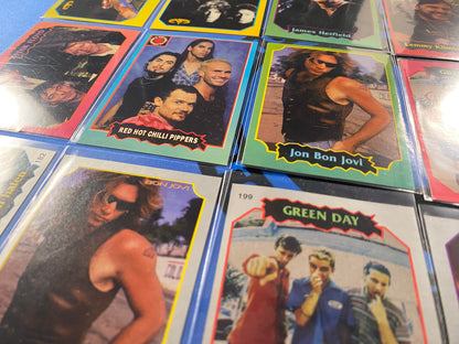 1997 Ultra Figus Rock Complete 200 Card/Sticker Nacional E Intl Set (Music)