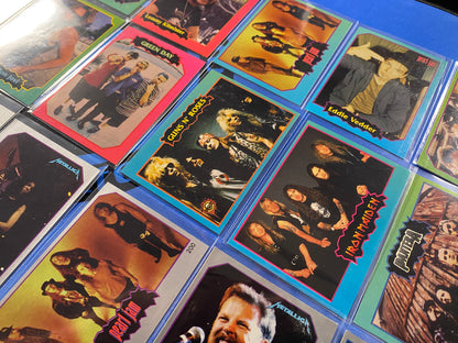 1997 Ultra Figus Rock Complete 200 Card/Sticker Nacional E Intl Set (Music)