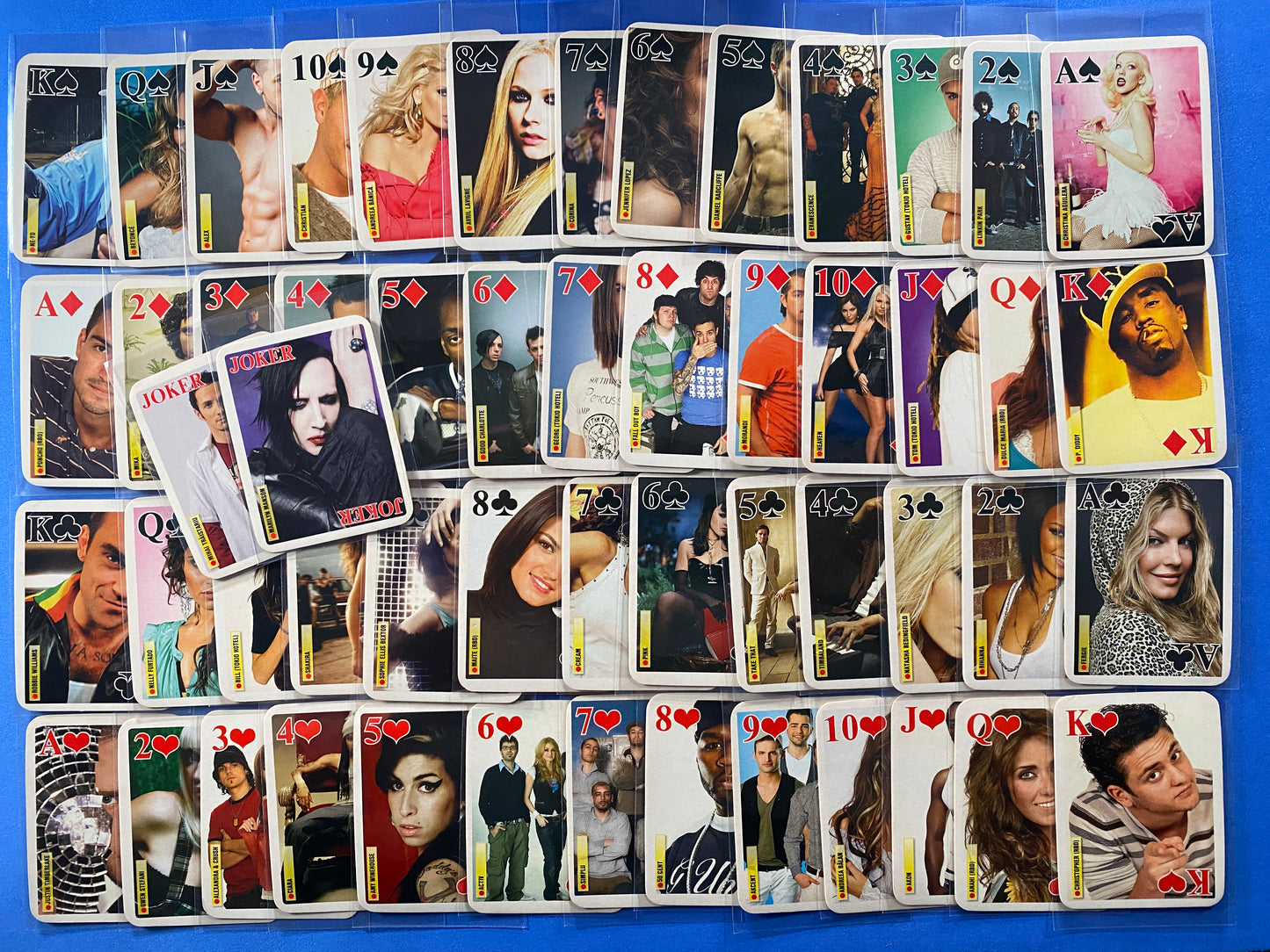 2007 Bravo Star Cards (Romania) Brifcor Complete 54 Card Set (Music)