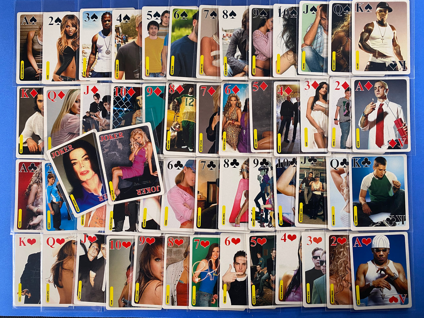 2005 Bravo Star Cards (Romania) Clearasil Complete 54 Card Set (Music)