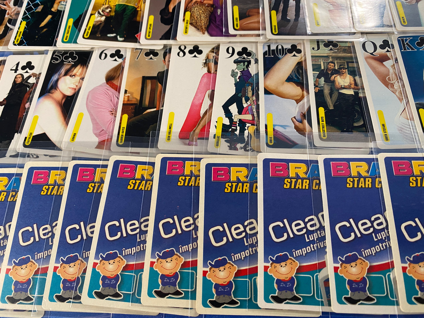 2005 Bravo Star Cards (Romania) Clearasil Complete 54 Card Set (Music)