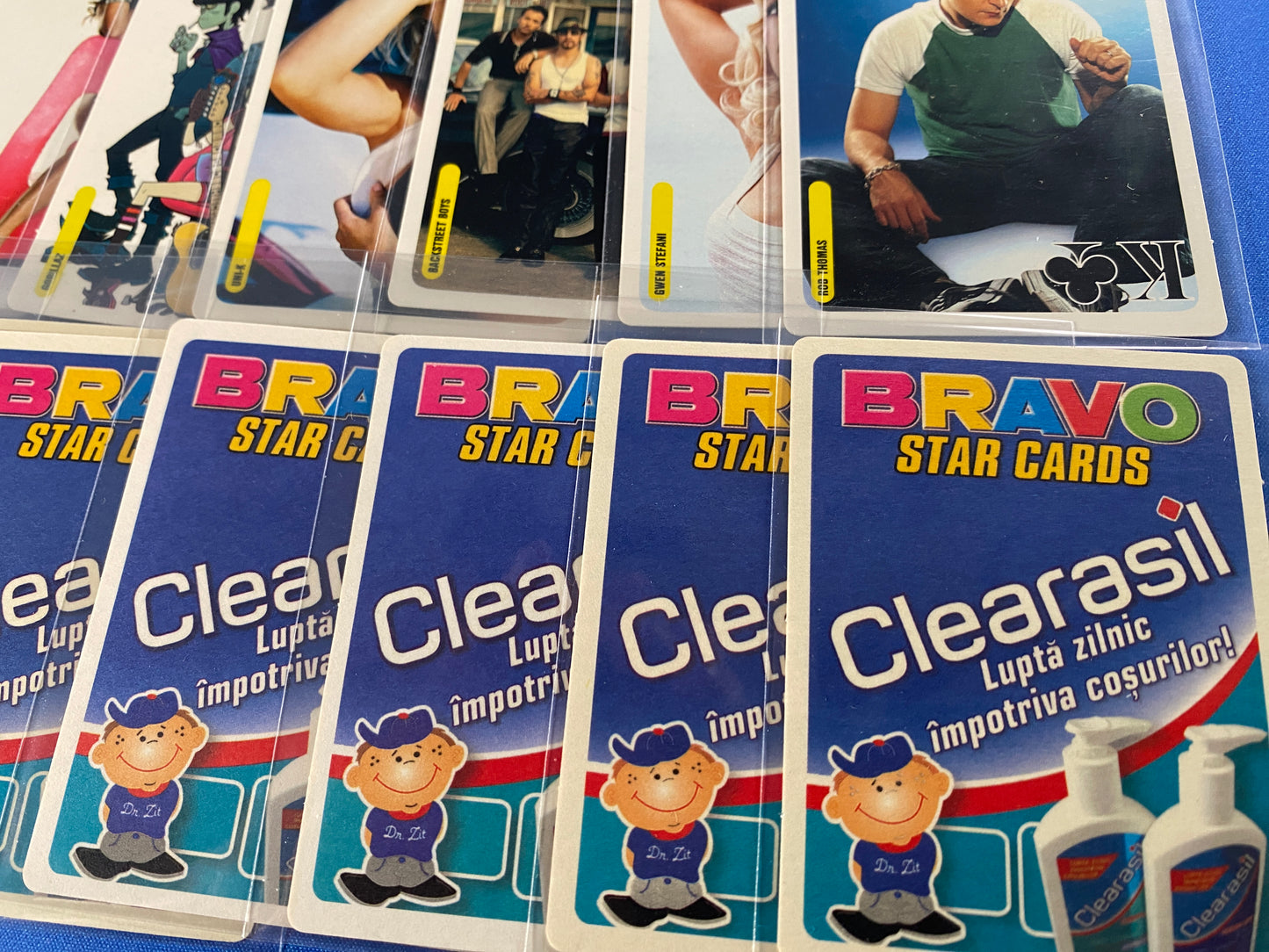 2005 Bravo Star Cards (Romania) Clearasil Complete 54 Card Set (Music)