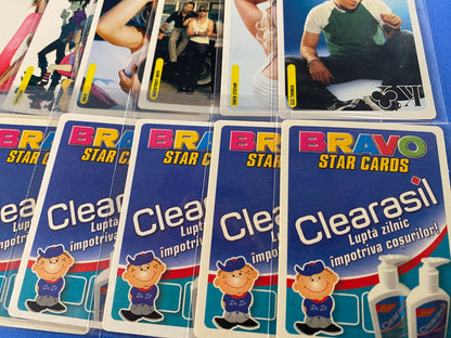 2005 Bravo Star Cards (Romania) Clearasil Complete 54 Card Set (Music)