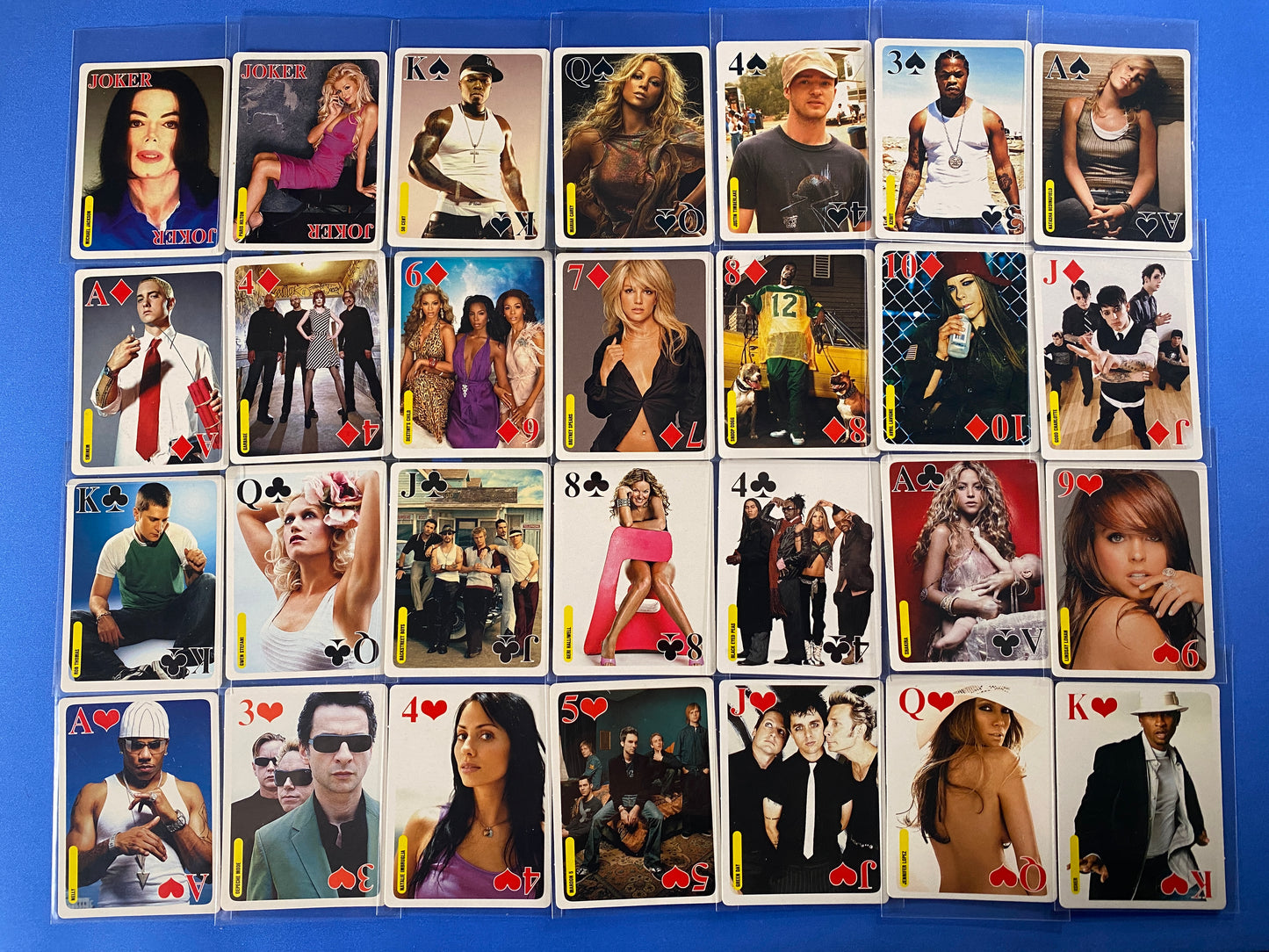2005 Bravo Star Cards (Romania) Clearasil Complete 54 Card Set (Music)