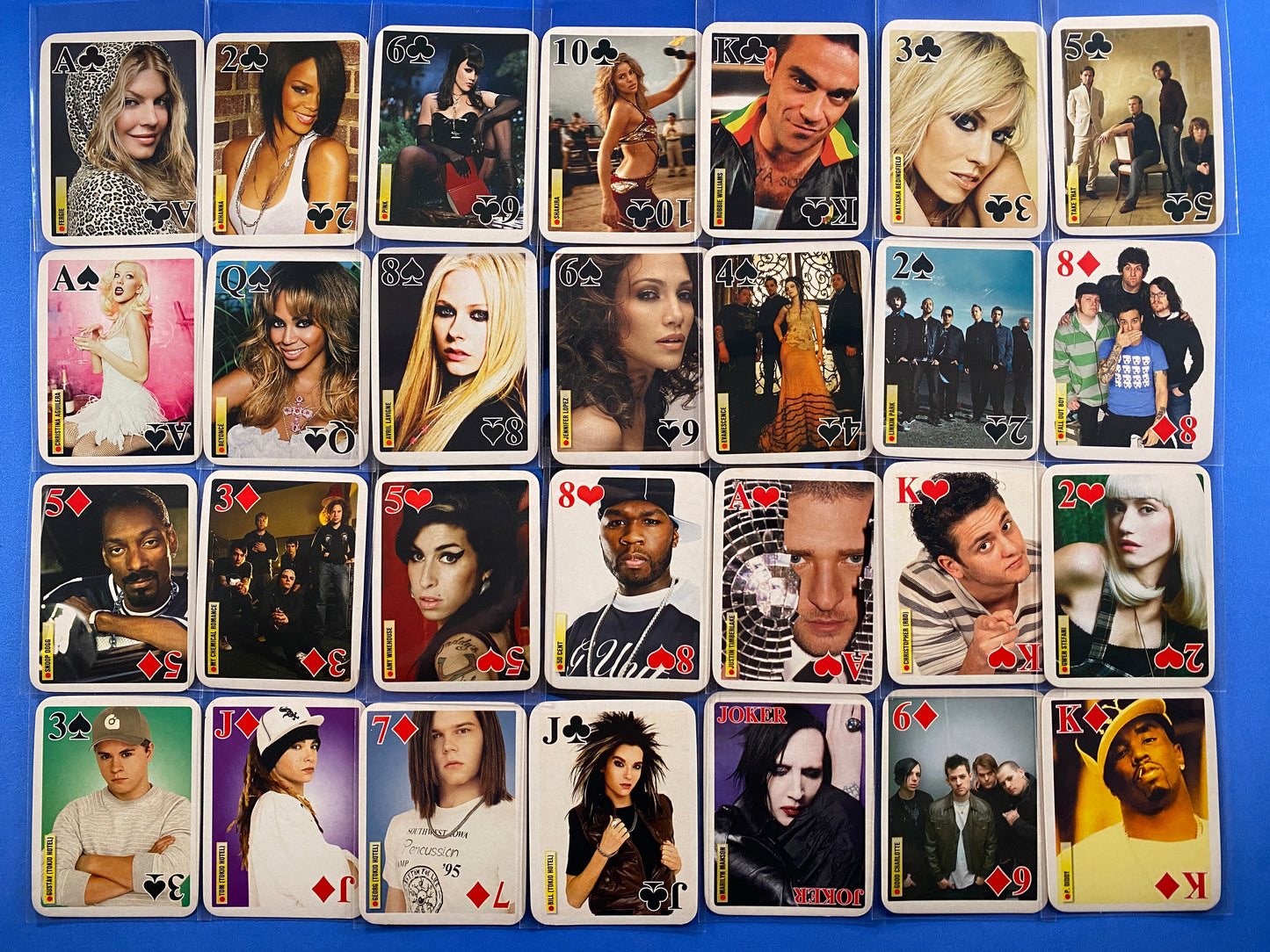 2007 Bravo Star Cards (Romania) Brifcor Complete 54 Card Set (Music)