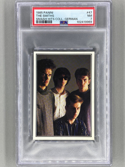 1985 Panini #47 The Smiths (German) Smash Hits Collection PSA 7 Pop 1 (Music) (Copy)